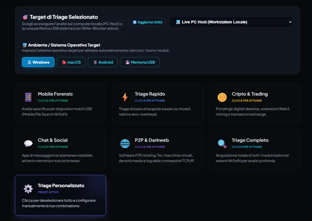 TriagePro Moduli